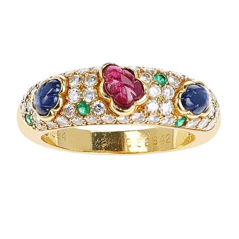 emerald engagement ring cartier|ruby sapphire emerald engagement ring.